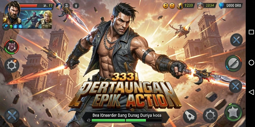 Tampilan gameplay mendebarkan di dalam 333I