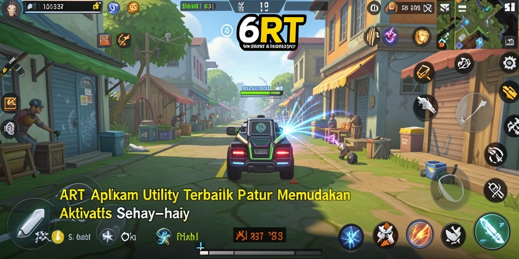 Tampilan antarmuka pengguna 6RT yang bersih dan intuitif.