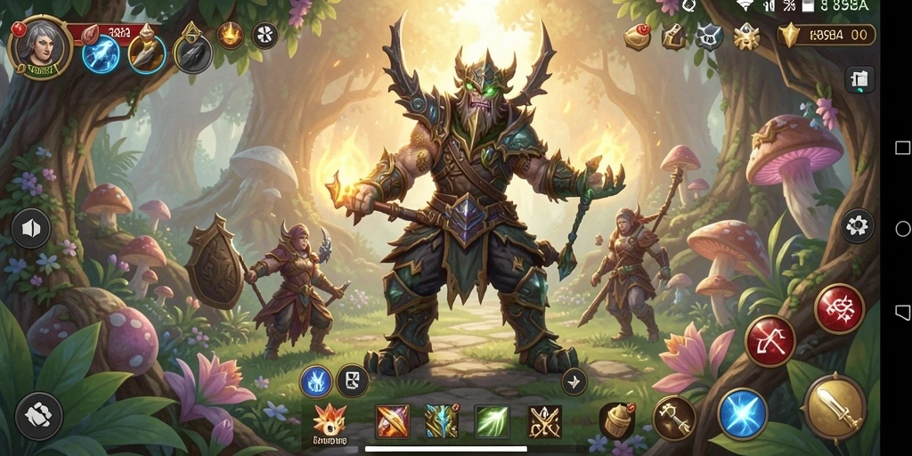 Tampilan gameplay menarik 898A dengan aksi RPG yang seru.