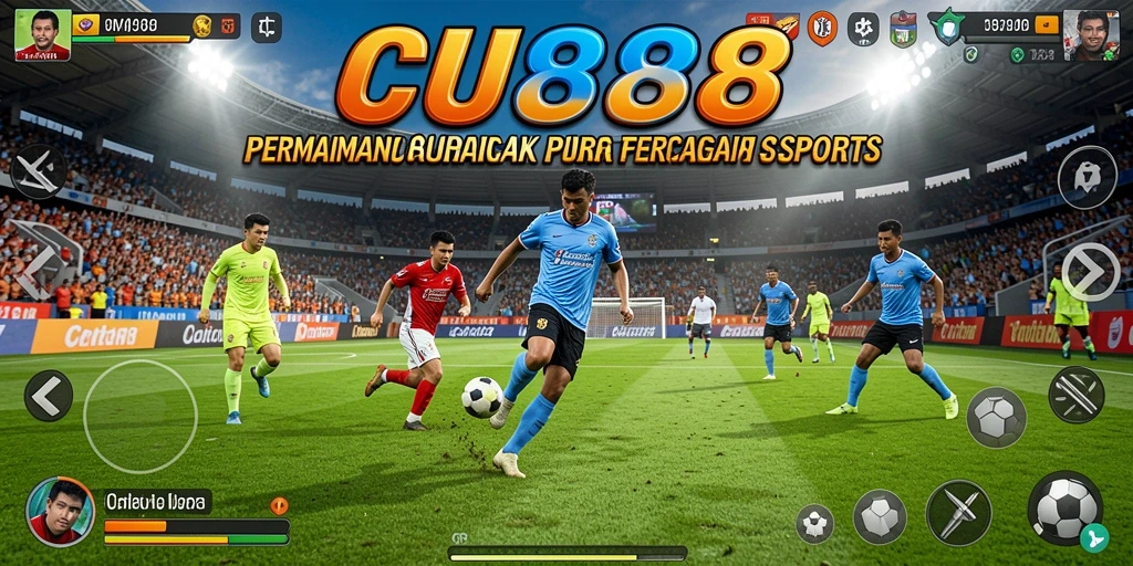 Tampilan gameplay seru dari CU888 dengan berbagai olahraga.