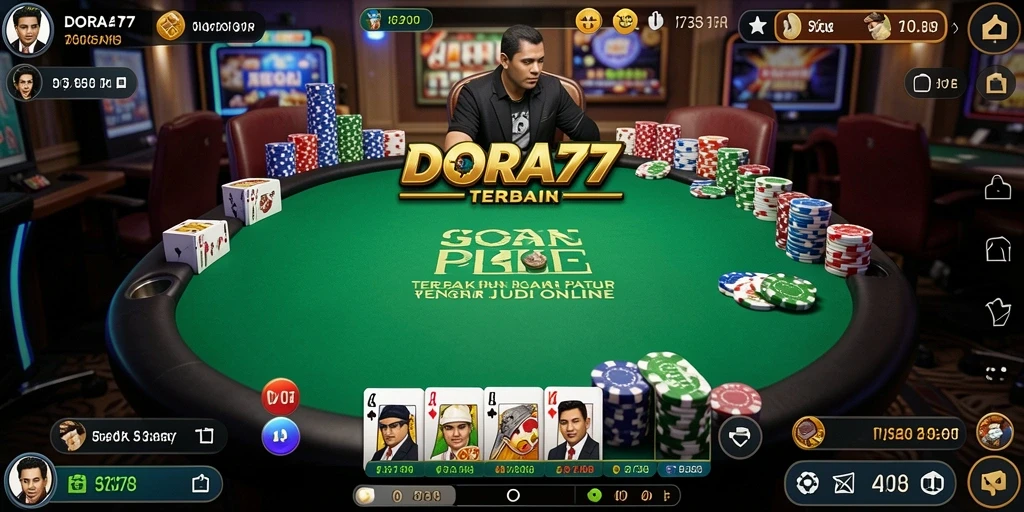 Tampilan screenshot gameplay DORA77 yang mendebarkan di Poker.