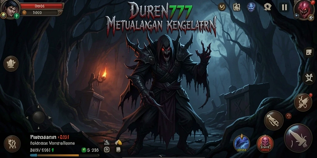 Tampilan gameplay menyeramkan dari DUREN777 yang akan membuatmu terjaga.