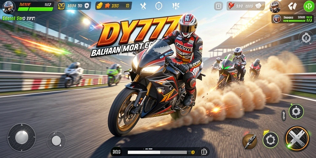 Tangkapan layar gameplay DY777 yang mendebarkan dan penuh adrenalin.