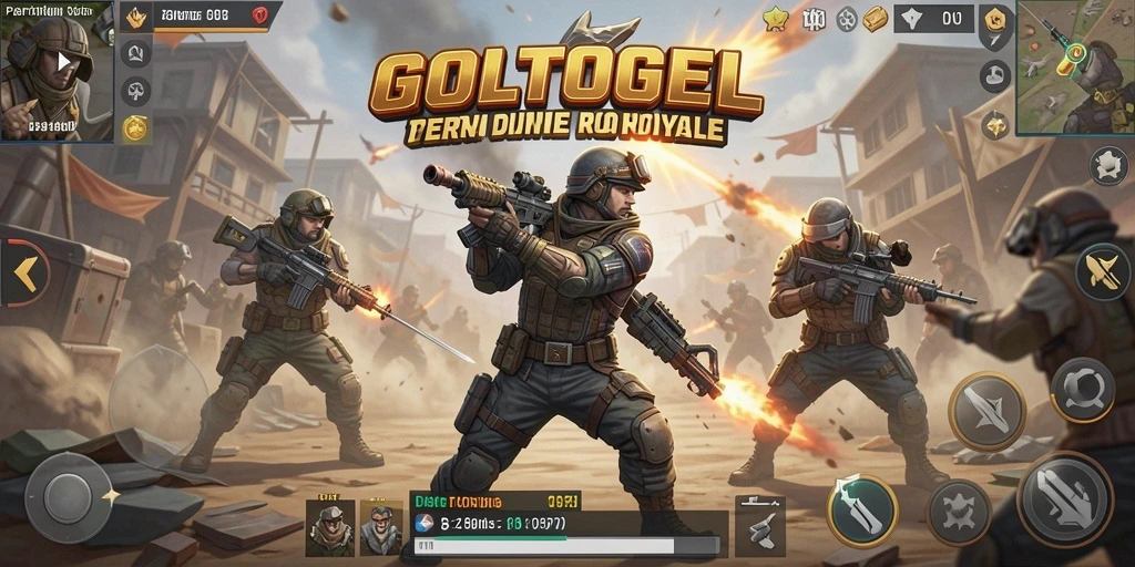 Tampilan menarik dari gameplay GOLTOGEL dalam arena pertarungan.