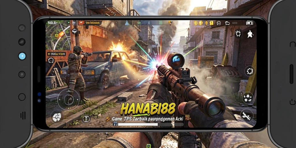 Tangkapan layar gameplay HANABI88 dengan aksi tempur yang seru.