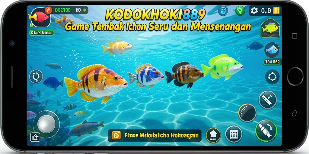 Gameplay KODOKHOKI889 yang menarik dengan banyak ikan untuk ditangkap.