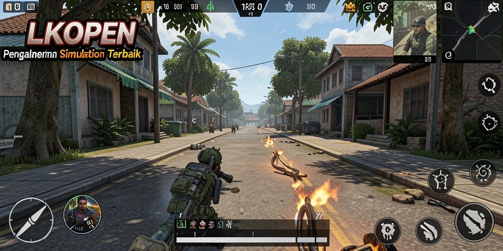 Tampilan menarik dalam gameplay Simulation LKOPEN