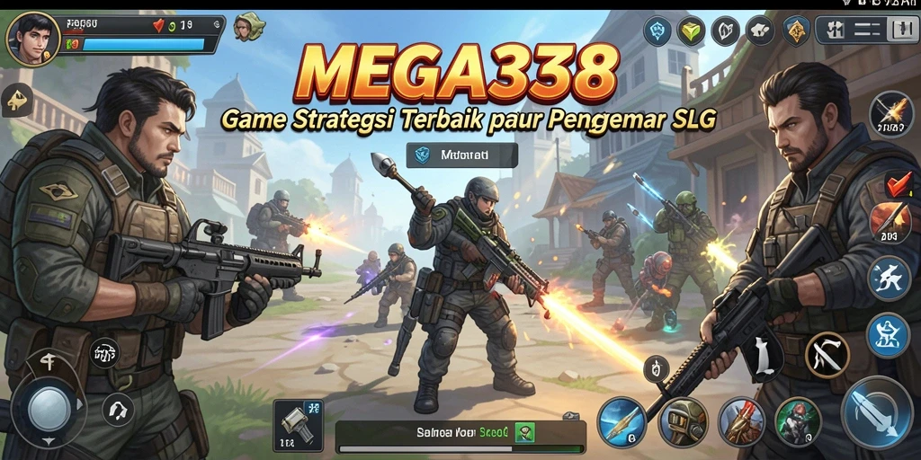 Tampilan menakjubkan dari gameplay strategis dalam MEGA338.