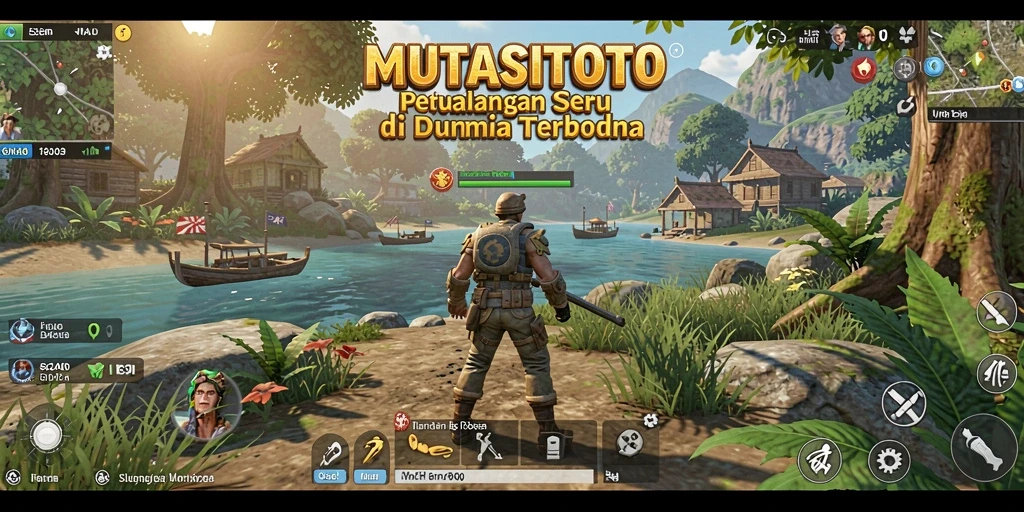Tampilan gameplay seru dari MUTASITOTO di dunia terbuka.