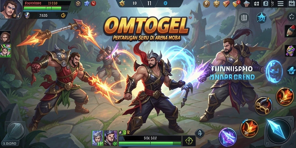 Tampilan seru gameplay OMTOGEL dengan aksi penuh strategi.
