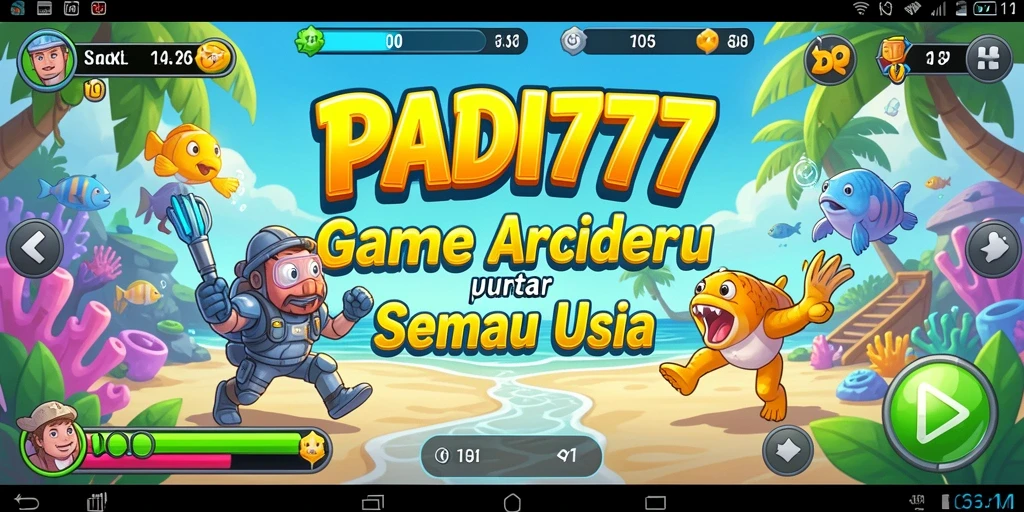 Tampilan gameplay PADI777 yang seru dan penuh warna.