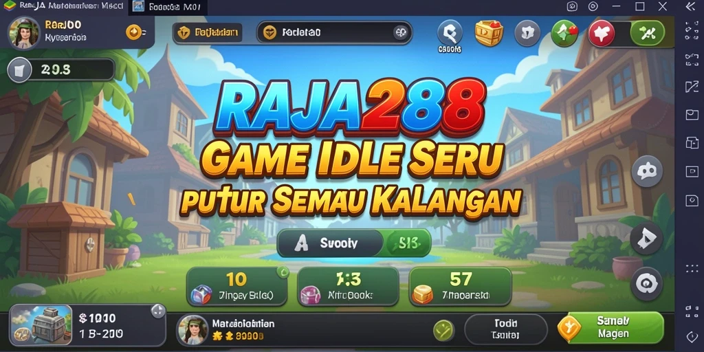 Tangkapan layar RAJA288 menunjukkan gameplay santai yang membuat pemain betah berlama-lama.