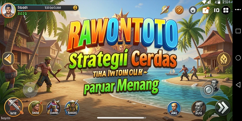 Tampilan screenshot gameplay RAWONTOTO yang menarik dan strategis.