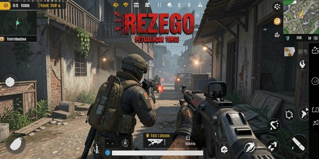 Tampilan menarik dari pertempuran seru dalam REZEGO.