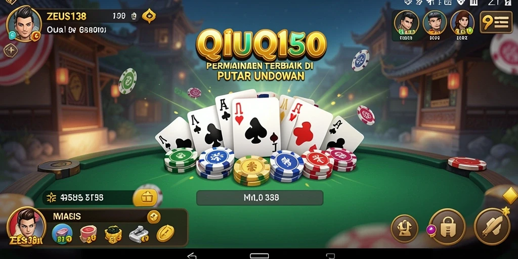 Screenshot gameplay ZEUS138 dengan aksi seru QiuQiu.